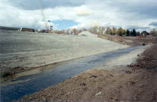 Leyden Lake dam spillway